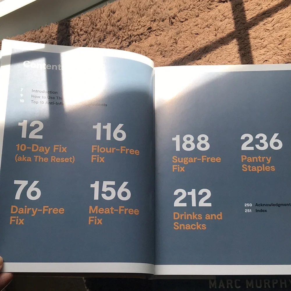 Fix It With Food by Michael Symon- more than 125 recipes to address inflammation